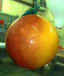 peach shape helium balloon